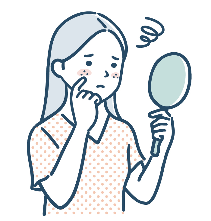 にきびイメージ画像